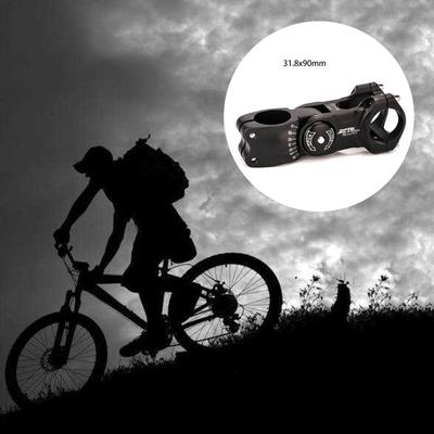 Potence de vélo en alliage d'aluminium 28,6 mm 31,8 mm ±70° Haute résistance Légère Angle large Riser Court