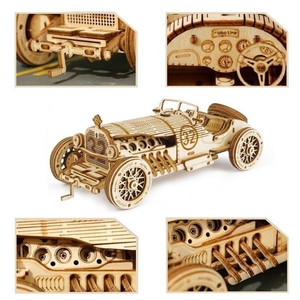 

3D деревянная игрушка-головоломка, модель DIY, деревянная сборка, головоломка, обучающая игрушка для мальчика, мужа, дня рождения