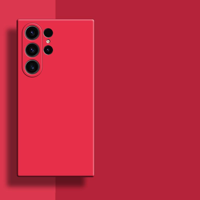 For Samsung Galaxy S25 Ultra Case For Samsung Galaxy S23 S24 S25 Ultra Cover Original Liquid Silicone Rubber Shockproof Bumper