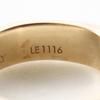 LOUIS VUITTON Berg Nanogram Ring M00214 Pink gold Plated Gold #6.6(US Size) 5.4g Women Used