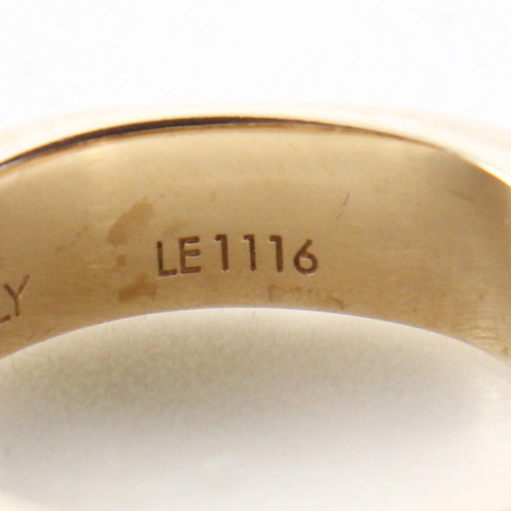 LOUIS VUITTON Berg Nanogram Ring M00214 Pink gold Plated Gold #6.6(US Size) 5.4g Women Used