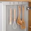 1PC Stainless Steel Non-perforated Multi-purpose Double S Hook Hanging Hooks Hangers for Kitchen Bathroom
