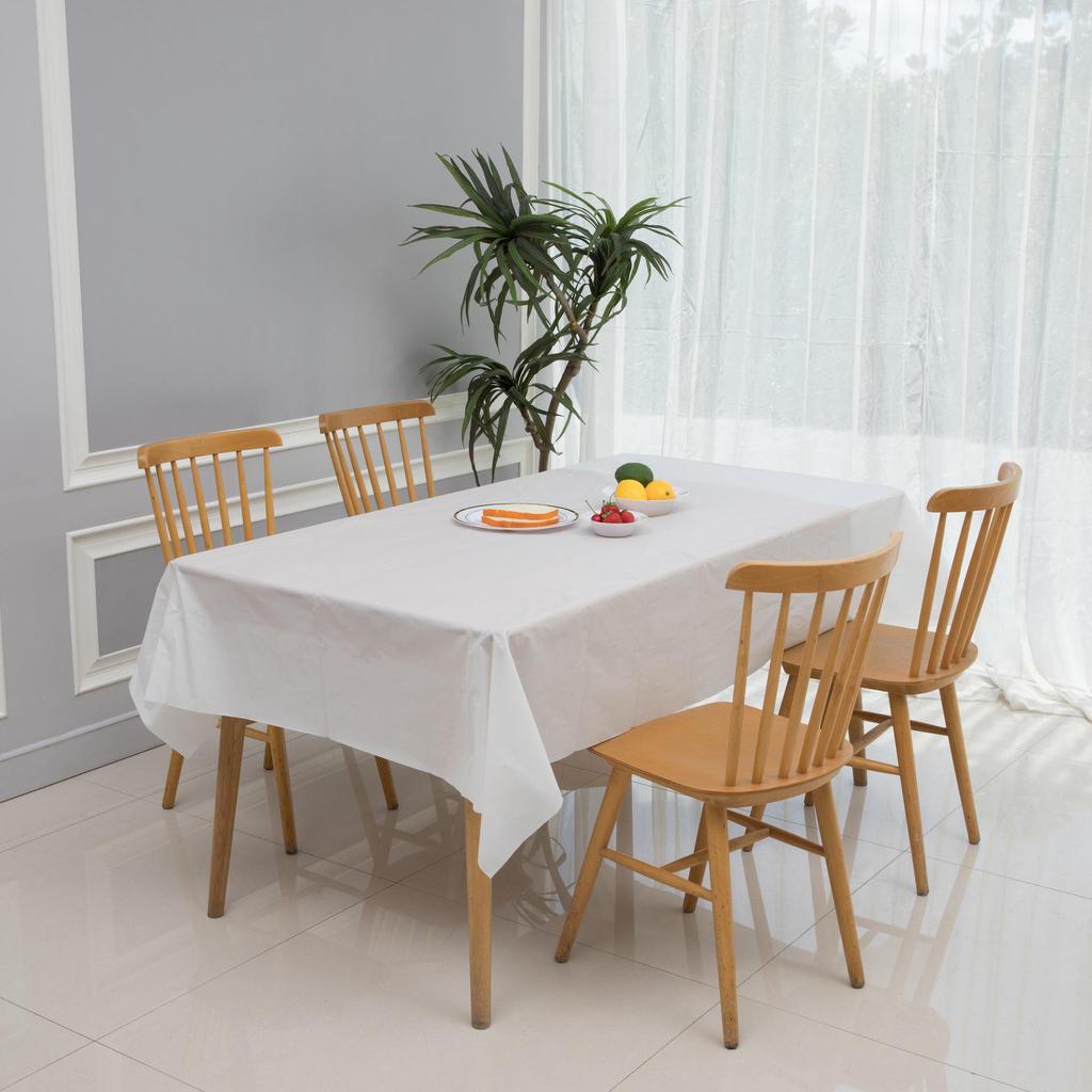 Disposable PEVA Cartoon Balloon Tablecloth - Oil-Proof, Thickened for Birthdays & Kindergarten Parties