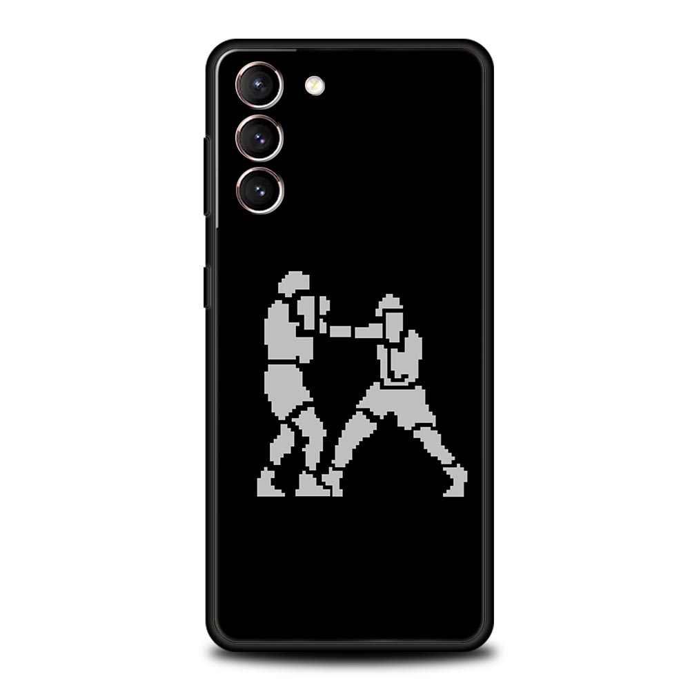 Boxing Champion Themed Soft Phone Case For Samsung Galaxy S25 Edge S24 Plus S23 FE S22 S21 S20 Ultra 5G S10 Black Protect Cover Samsung S23