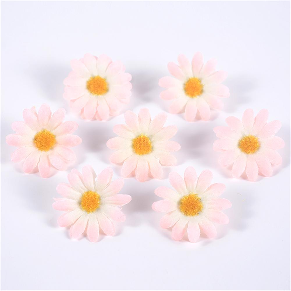 30 Stück Künstliche Sonnenblumen Faux Gänseblümchenblütenkopf Hochzeitsdekorationen DIY Blumendesign Bastelbedarf Heimpartydekor