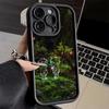 Phone Case for iPhone 17 Air 16E 15 16 Pro Max Nature Cute Child Painting Style Cover 14 Plus 13 12 Mini Soft Shell Silicone Fun
