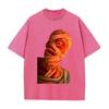 Mouthwashing Graphic Tshirt Retro Hip Hop Fashion T-shirt Men Women Short Sleeve Clothes Cotton Oversized T Shirt Washed Tees