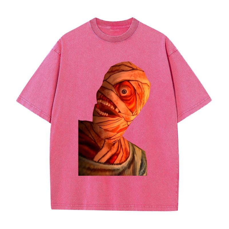 

Mouthwashing Graphic Tshirt Retro Hip Hop Fashion T-shirt Men Women Short Sleeve Clothes Cotton Oversized T Shirt Washed Tees XL