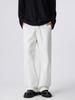 Men's White Washed Loose Straight-Leg Cotton Jeans - Autumn 2025 Collection