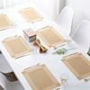 Place Mats for Kitchen Dining Table, Heat-Resistant Anti-Skid Stain Washable PVC Table Mats, Easy to Cleaning Dinner Mats