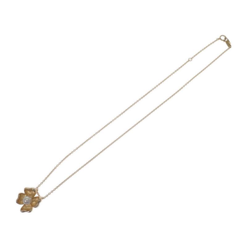 SAINT LAURENT  Necklace gold K18 yellow gold/Pearl Women