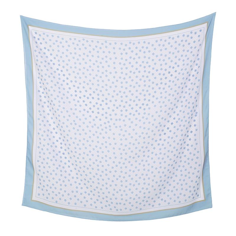 Malaysia Floral Printed 110 Square Scarf Muslim Hijab Women Elegant Shawls Ladies Casual Headscarf Turban Kerchief  Wholesale