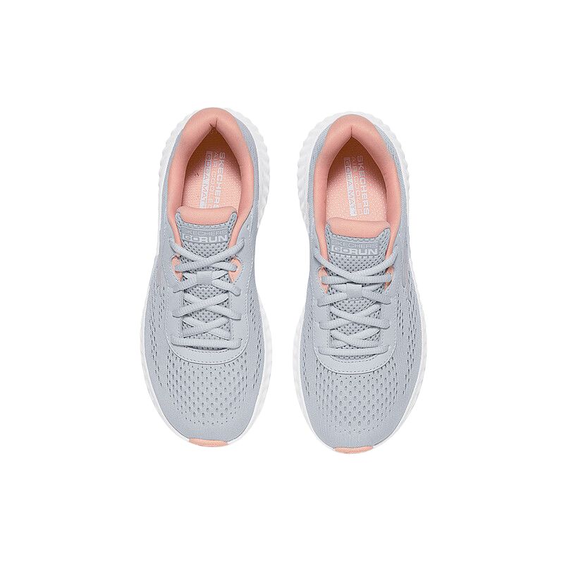 Skechers Go Run Now Soft Comfortable Mesh Cushioning Rebound Low Top Casual Running Shoes Women Sneaker Light-Gray 129365-LTGY