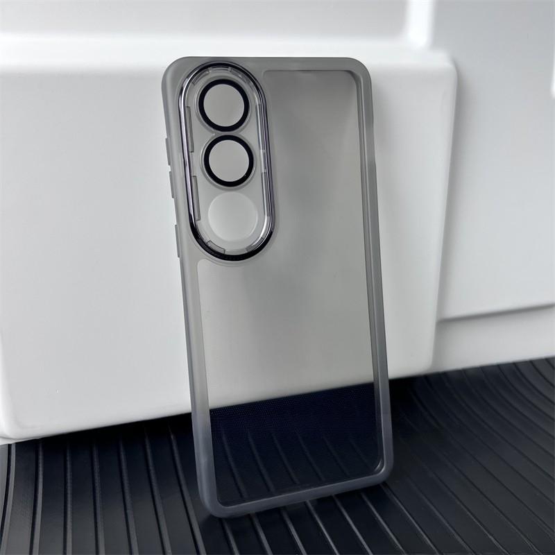 

Official Acrylic Glass Lens Film Phone Case for Oneplus Ace3 V Ace3V Ace 3V 5G 6.74 Shell Soft Silicone Luxury Back Cover Funda Oneplus Ace 3V прозорий колір чорний