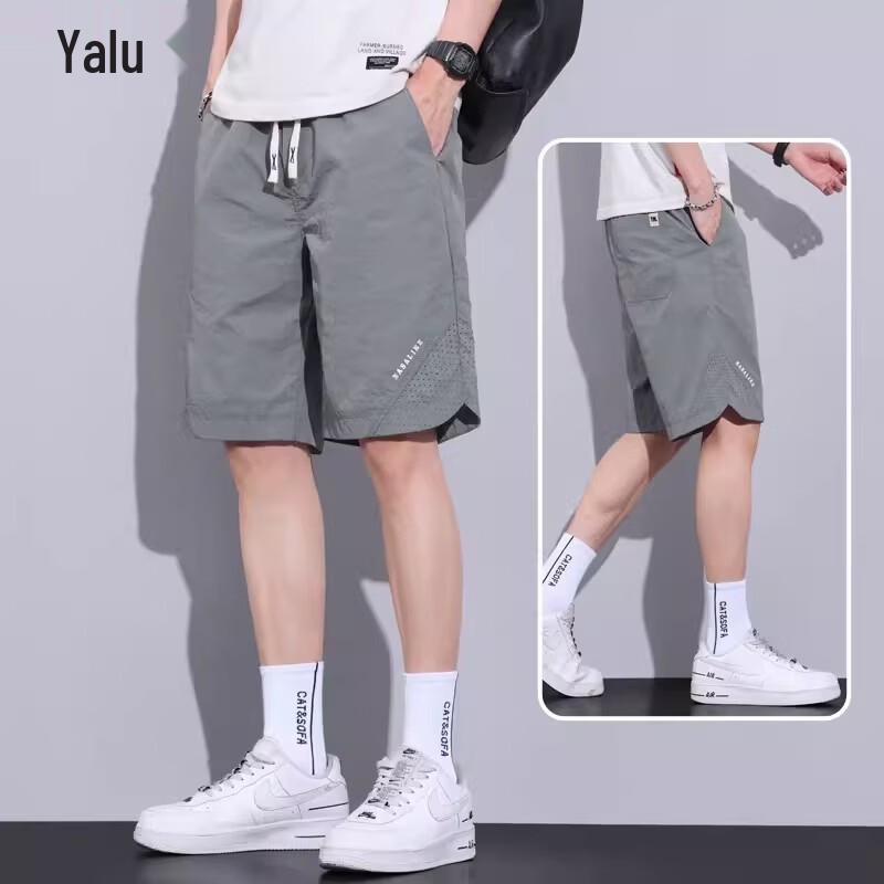 

Yalv Men s Ice Silk Summer Sports & Casual Shorts 5XL