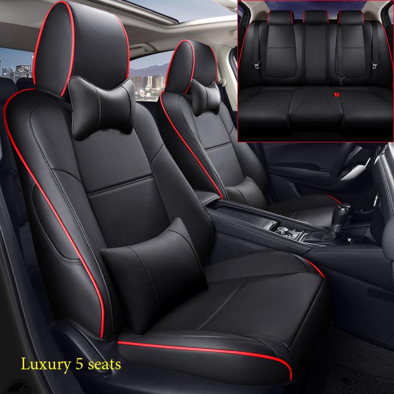 Custom Leather Upholstery Car Seat Covers For Mazda CX-30 2020 2025 2025 2025 2025 Seat Cover Cushion Airbag Compatibility