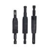 3Pcs Woodworking Hinge Drill Bit Set HSS 1 4in Hex Shank Positioning Drilling Drill Bit Set 1 8in 7 64in 3 32in