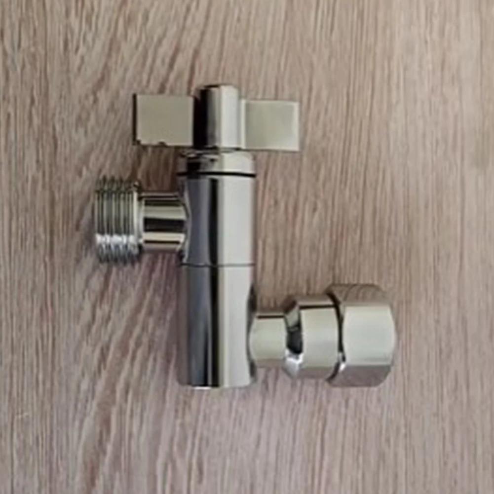 Verstellbarer Duschkopfadapter Messingbogen Schalteradapter Verstellbares Duschkopf-Umschaltventil Ersatz Badezimmerzubehör