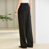 Women's High-Waisted Loose Straight Suit Pants