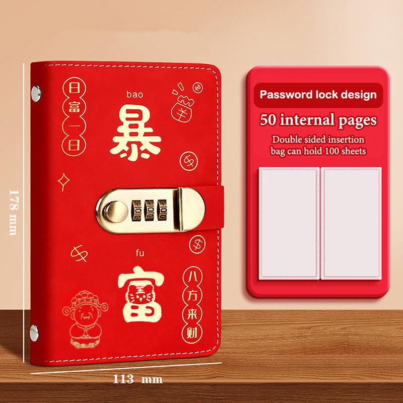 Banknote Storage Book Made Of Pu Material, Can Hold 100 Banknotes, With Banknote Pos, Stamps, Bank Card Storage Book