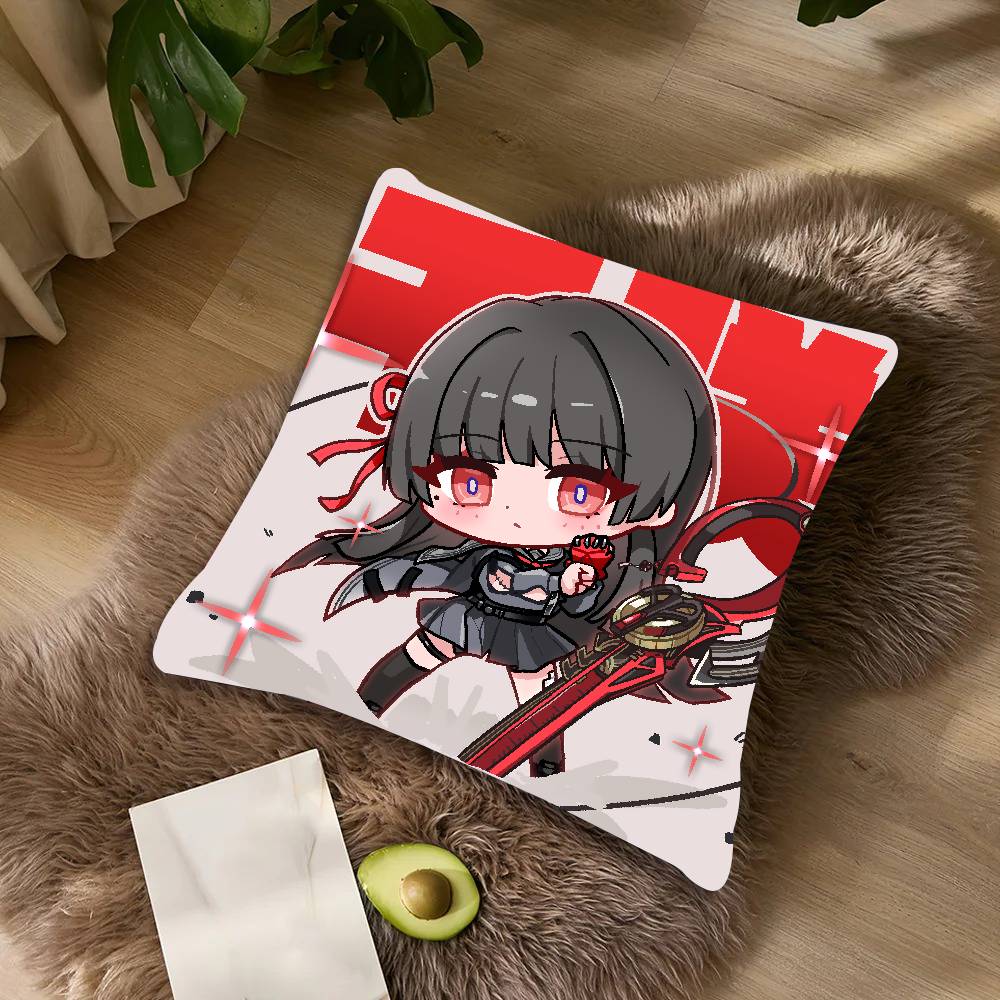 XL Fashion Wuthering Waves Gaming Kawaii HOT Pretty Girl Chisa Pillow CoversSofa Decorative Home Printing Cute Cushion Cover