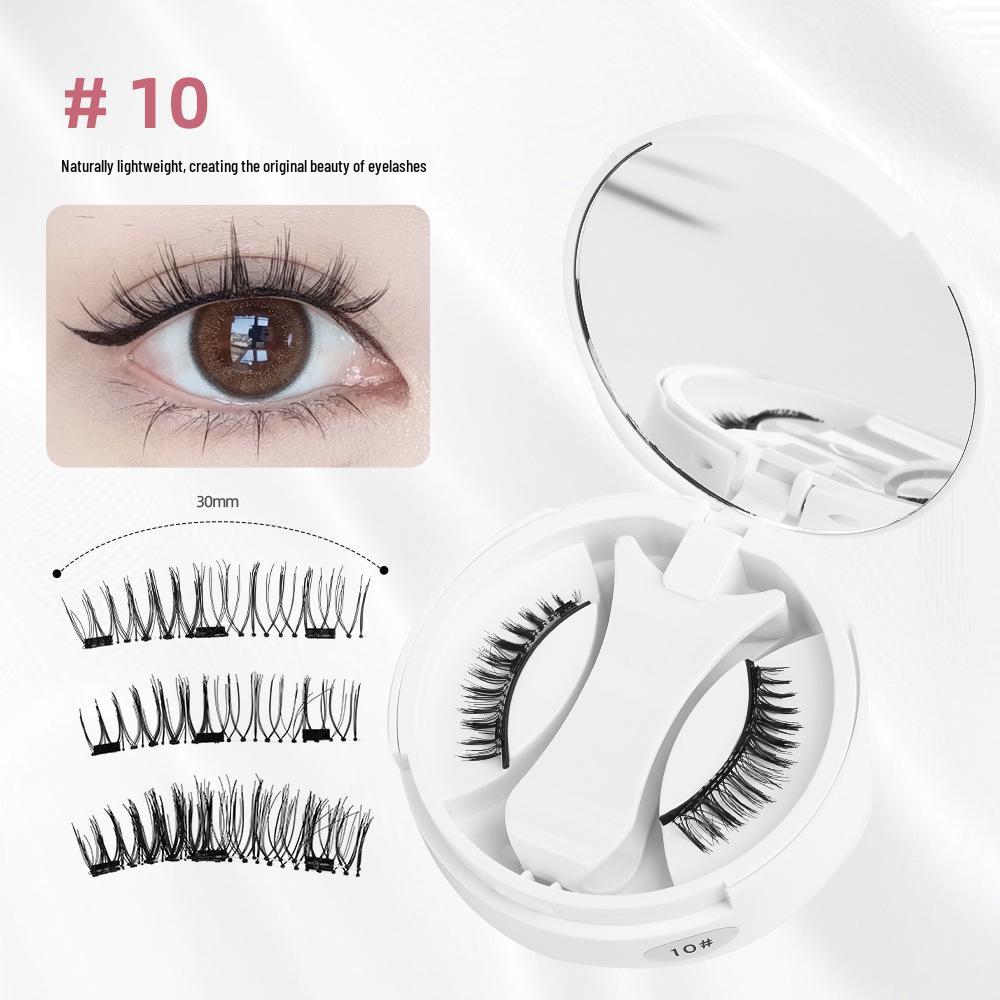 Magnetická sada umělých řas se třemi magnety bez lepidla s evropským a americkým stylingem