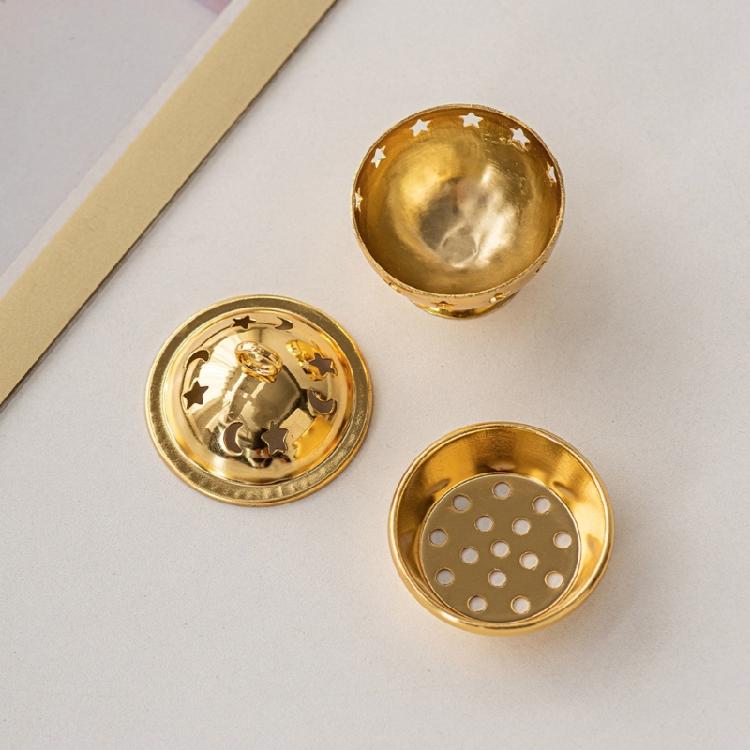 Räucherstäbchenhalter Räucherkegelhalter Metallräuchergefäß Ornament Spirituelle Aromatherapie Meditationen Geschenk