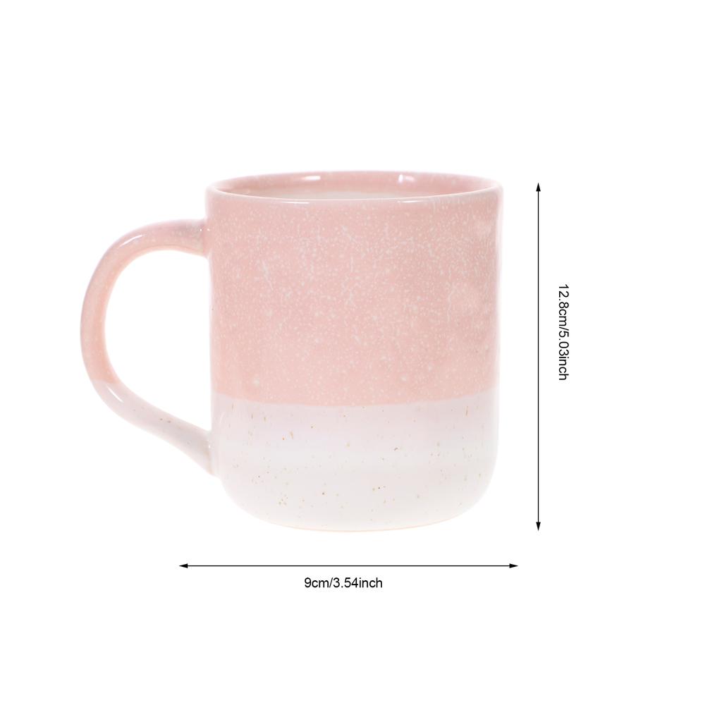 Reusable Ceramic Coffee Mug Non Slip Handle Household Water Mug Breakfast Cup for Coffee Tea Milk Handheld Mugs