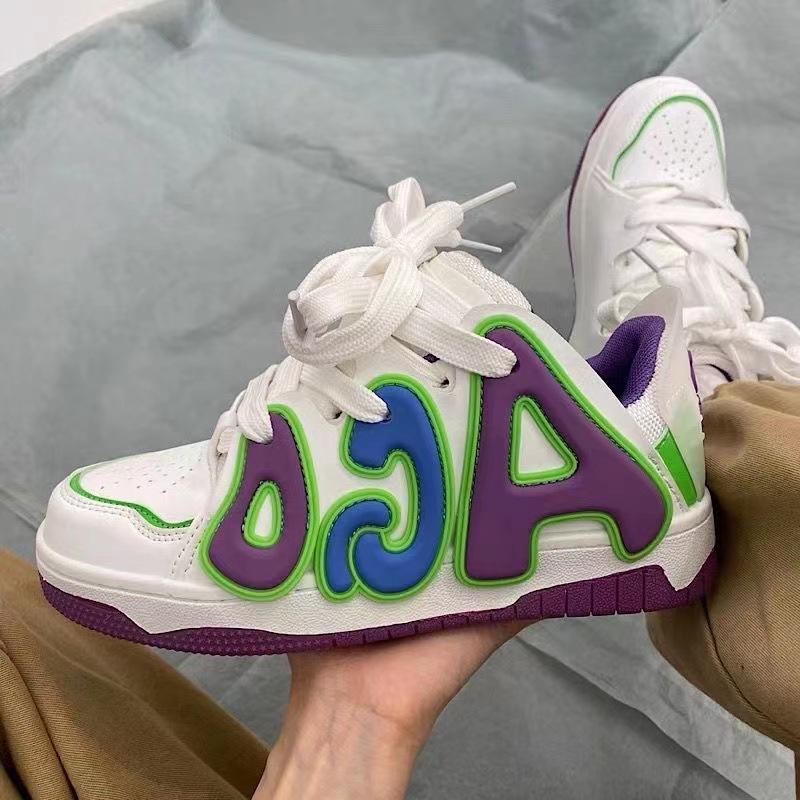 

Универсальная и легкая спортивная обувь для пар, дышащая, на толстой подошве, женская повседневная обувь, кроссовки для бега на открытом воздухе 44