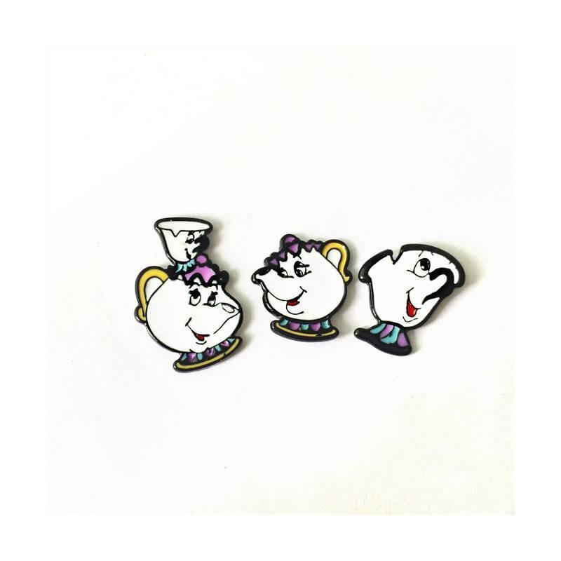 The Beauty And Beast Earrings Mrs Potter Teapot Girls Accessories Decorative