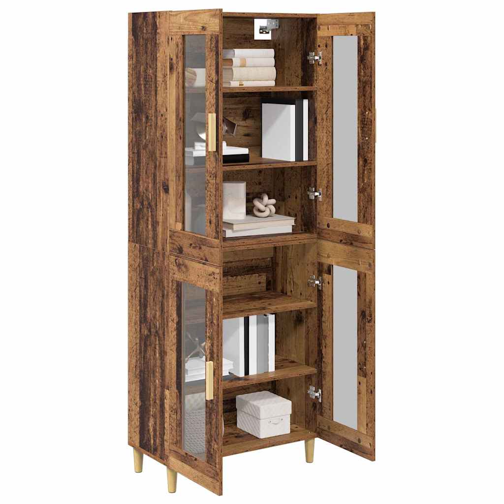 Highboard Reclaimed Wood 69.5 x 34 x 180 cm Particleboard