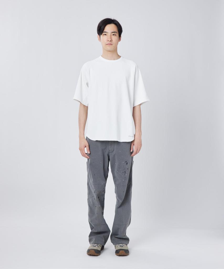 Dry Waffle Short OFF Size M [Snow Peak] T-Shirt CS-26SU012 T-shirt, Sleeve, Men's/Women's, WHITE,