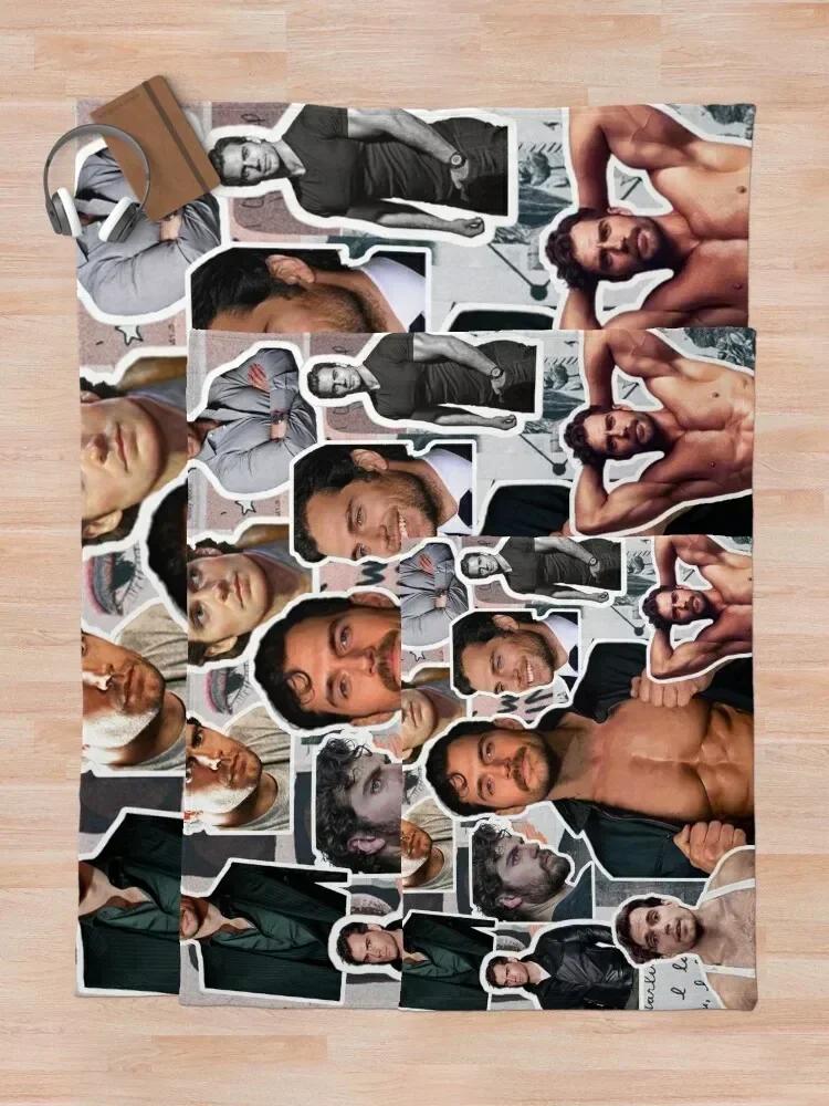 henry cavill photo collage Throw Blanket cosplay anime Soft For Decorative Sofa Custom Sofas Blankets