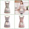 Oil-proof Princess Skirt Apron with Pockets Woman Apron Cooking Accessories Cotton Apron  Kitchen