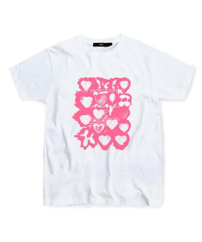 ESCAPEFROM Pink Favorite Things T-Shirt White