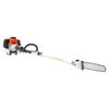 Gas Pole Saw, 33CC 2 Stroke Gas Powered Pole Saws with 35.6 Cm Cutting Bar, Cordless Tree Trimmer with 850ml Fuel Tank, 2.2 To 2.94 M Extendable,