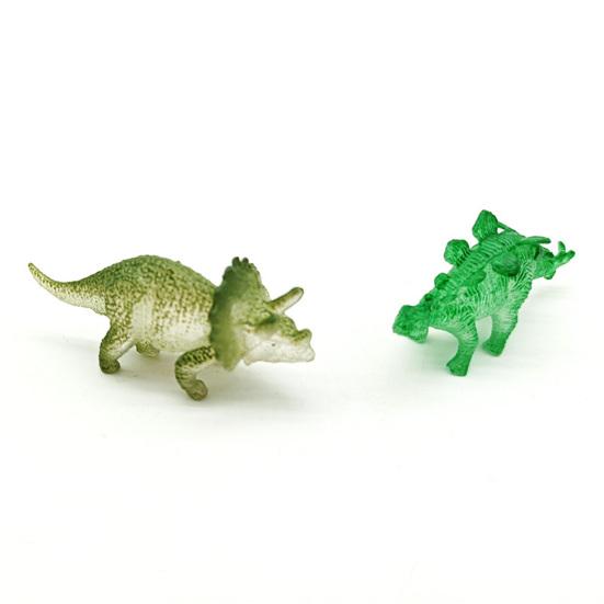12Pcs Mini Dinosaur Toy Soft TPR Stretchable Colorful Miniature Figurine Early Learning Educational Toy Dinosaur Figurines Kids Stress Relief Toys