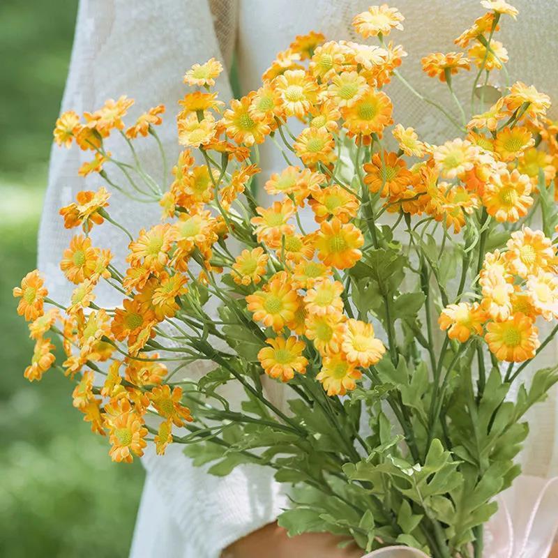 Nordic Influencer Chamomile Daisy Artificial Flowers for Decor and Photography