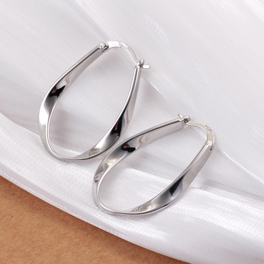 925 Sterling copper Irregular Earrings Classic And Fashionable trendy Earrings Suitable For Women To Wear Zircon