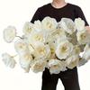 20pcs Artificial Peony Flowers -4 Beams for Home Decor & Vase Filler, Perfect for Weddings, Holidays, Valentine's, Office Decor, Bouquet Accents