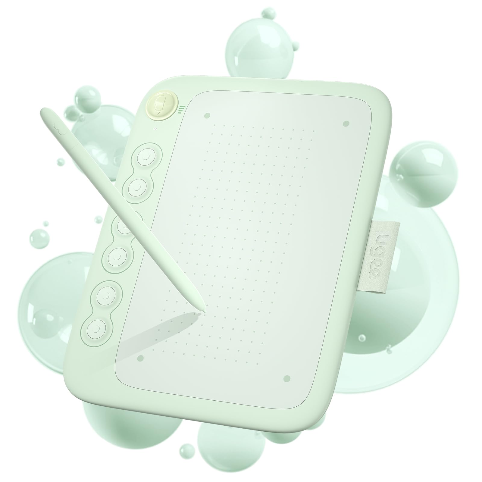 

UGEE Pen Tab Q6 Pen Планшет x дюймів Сумісний зі смартфоном Вкладка Рис. зелений