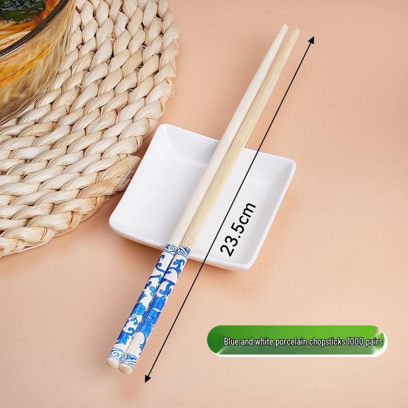 Eco-Friendly Carbonized Bamboo Chopsticks - Hygienic, Disposable & Individually Wrapped for Household and Commercial Use. Portable and Sustainable.