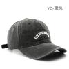Hat Washed Alphabet Embroidered Cap Outdoor Travel Sunscreen Shade Baseball Cap