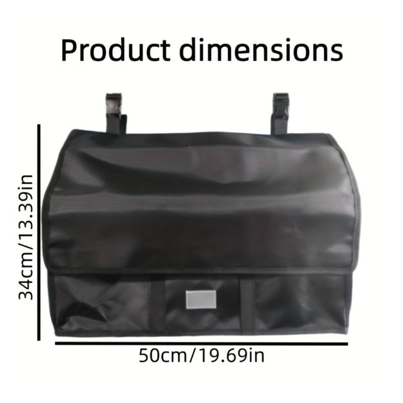 Wear Resistant Double Layer Equestrian Storage Bag Large Capacity Stall Front Bag for Horse Tacks Accessories Enduring