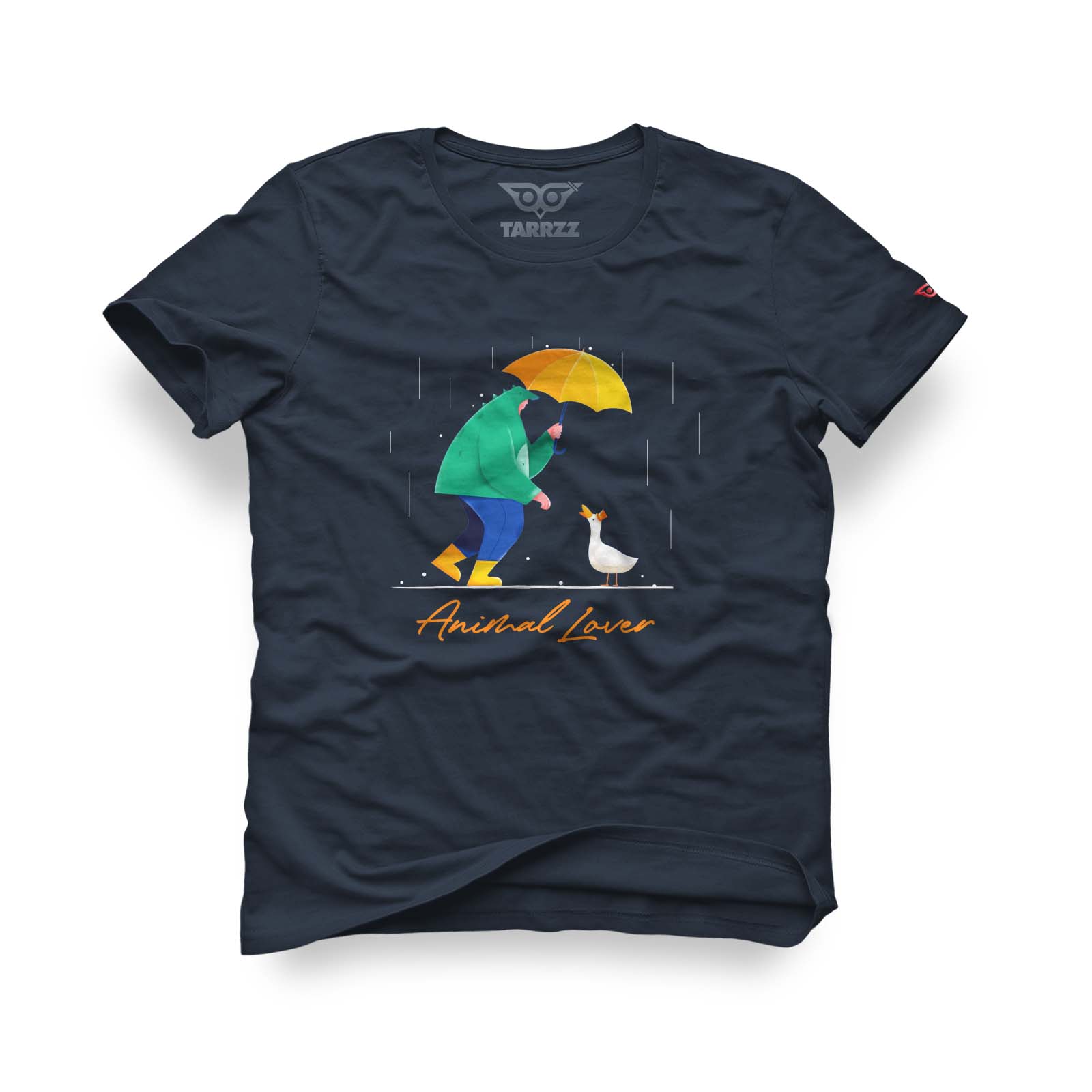 

Хлопковая футболка унисекс с милым животным принтом и короткими рукавами S чёрный