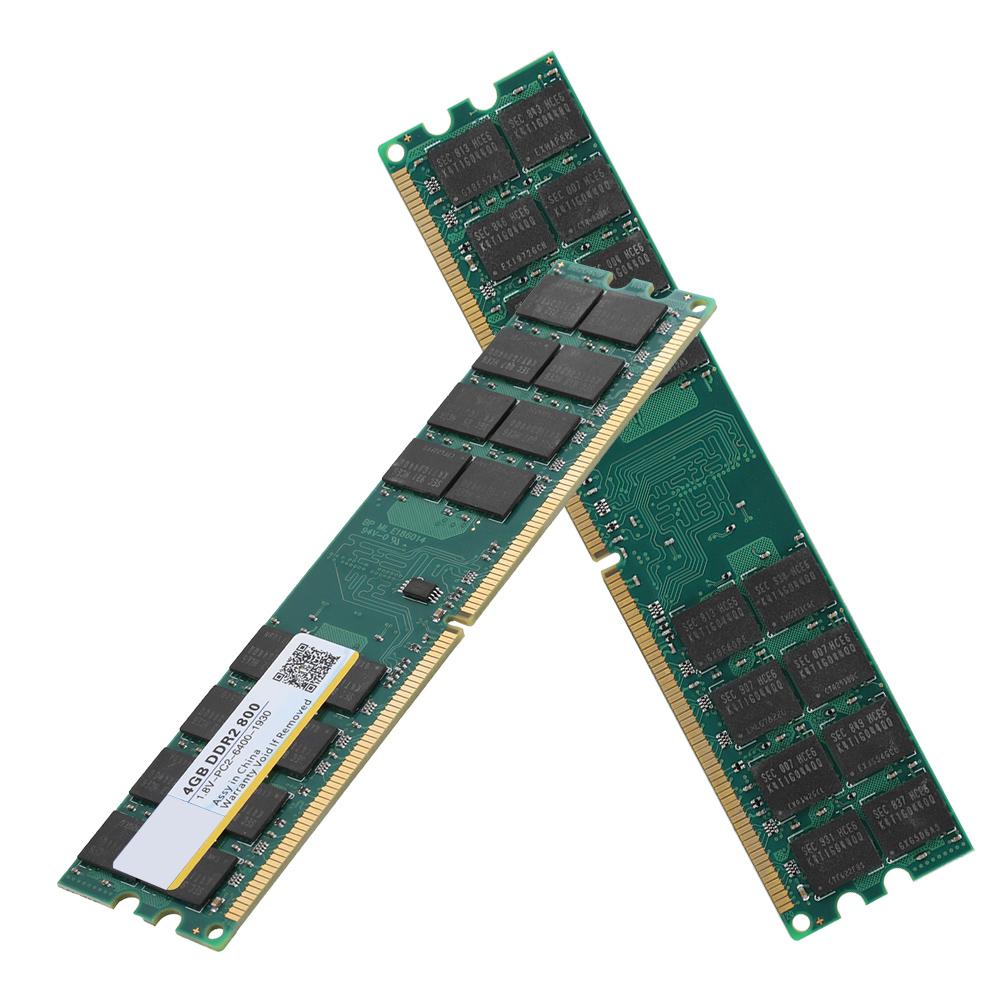 Xiede 800MHZ 4G 240pin Memory Designed for DDR2 PC2-6400 Desktop Computer for AMD 1.8V Desktop DDR2 Desktop Memory DDR2