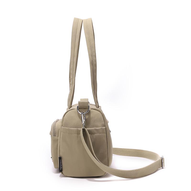 Solid Color Large Capacity Shoulder Bag Women's Tote Bag