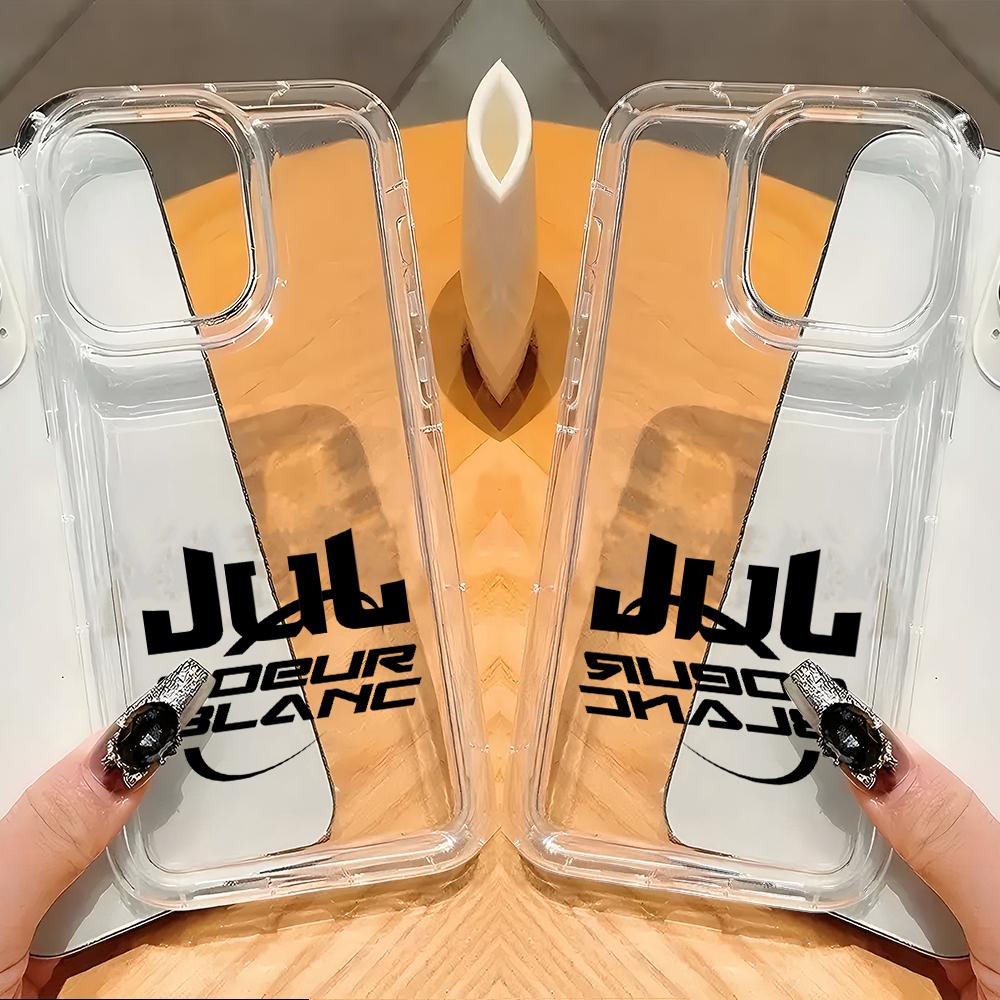 JuL C'est Pas Des Lol Rappers Phone Case for iPhone 17 16e 16 15 14 13 12 11 Pro Max 7 8 Plus X XR Airbag Anti Fall Clear Cover