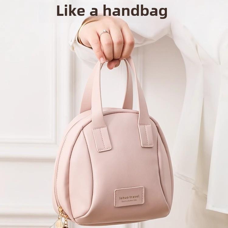 2025 Women's Portable Large-Capacity Cosmetic Travel Bag - High-End Hand-Held Skincare Storage