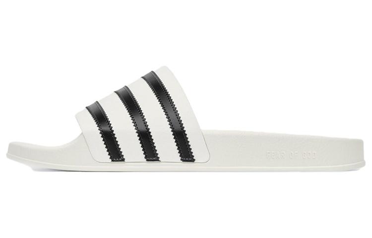 Adilette Fear of God Athletics x Adilette Adidas Шлепанцы Кремово-белый IH2272 38